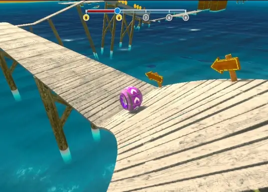 Rolling Balls Sea Race - Exciting 2 Player Online Racing Game